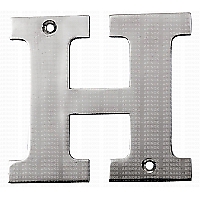 M4109354 H Kabartma Harf (A4) 316 Kalite STAINLESS STEEL LETTERS & NUMBERS