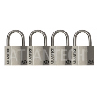 MARİN KULLANIM İÇİN PASLANMAZ ASMA KİLİTLER-INOX 30 mm Müşterek Anahtar 4'lü set  item# 2064