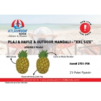 PLAJ MANDALI XXL ANANAS İTEM# 2751 2Lİ PAKET-PIN