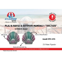 PLAJ MANDALI XXL  İSTİRİDYE İTEM# 2751 2Lİ PAKET -OYS